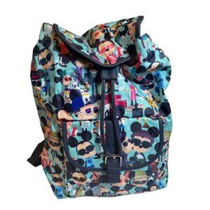 Disney Parks Shanghai Resort Hipster Mickey and Minnie Backpack